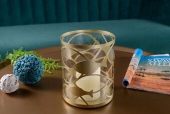 PAN Emirates Pan henrick candle holder gold 16x16x19cm offer
