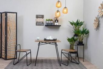 PAN Emirates Pan seldon 1+2 dining set - natural & black offer