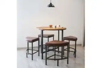PAN Emirates Pan broolline 1+4 counter dining set - natu offer