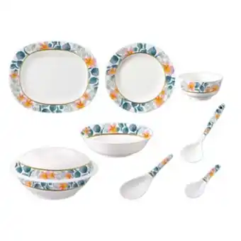 Lulu Hypermarket Superware melamine dinner set 40pc natsha offer