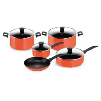Lulu Hypermarket Tefal cookware simply chef 9pcs set b092s985 offer