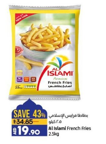 Lulu Hypermarket Al Islami French Fries 2.5kg offer