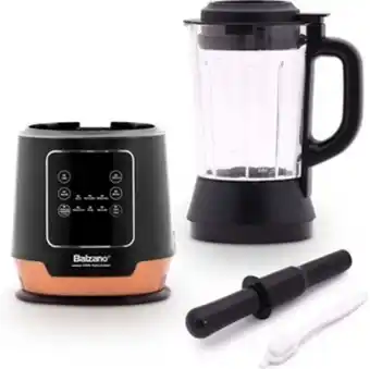 Lulu Hypermarket Balzano pro blender for smoothie & food processing blender, 1100-watts, 4 functions for frozen drinks, smoothies, sauces, & s offer