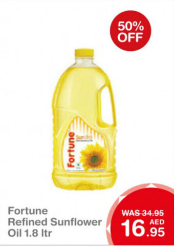 Choithrams Fortune Refined Sunflower Oil 1.8 ltr offer