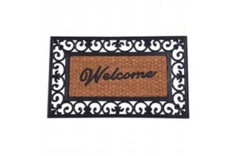 Pan zofie welcome doormat 45x75cm - black