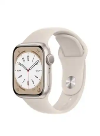 Noon Watch series 8 gps + cellular 45mm aluminium case with sport band starlight sport band offer