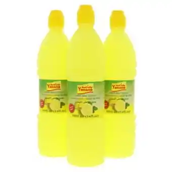 Lulu Hypermarket Yamama lemon juice 3 x 1litre offer