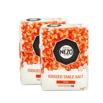 Lulu Hypermarket Nezo fine iodized table salt value pack 2 x 1kg offer