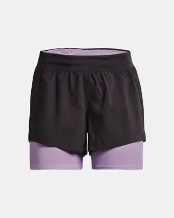 Under Armour Women's ua iso-chill run 2-in-1 shorts offer