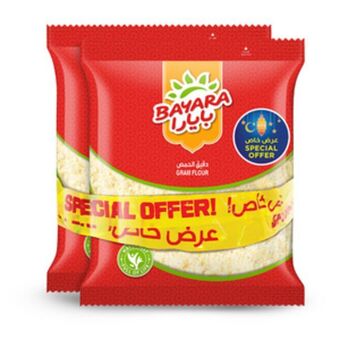 Lulu Hypermarket Bayara gram flour 2 x 1kg offer