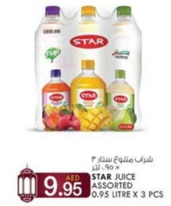 KM Trading Star Juice Assorted 0.95 Litre x 3 pcs offer