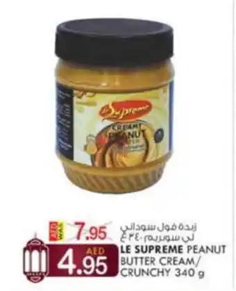 KM Trading Le Supreme Peanut Butter Cream/Crunchy 340g offer