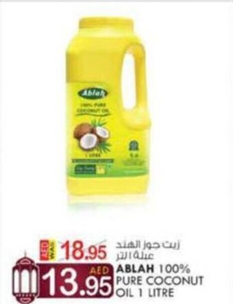 KM Trading Ablah 100% Pure Coconut Oil 1 Litre offer