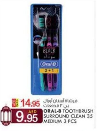 KM Trading Oral-B Toothbrush Surround Clean 35 Medium 3 pcs offer