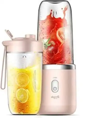 Lulu Hypermarket Deerma xiaomi nu05 automatic multipurpose mini usb rechargable wireless electric portable juice blender, 400ml offer