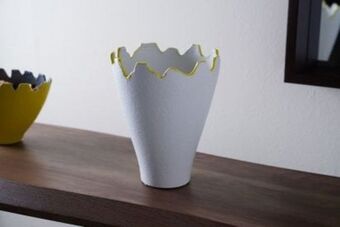 PAN Emirates Pan elba ceramic vase white 19x18x22cm offer