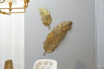 PAN Emirates Pan haze wall decor gold 100x34cm offer