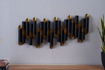 PAN Emirates Pan gregorian wall decor black/gold 41x49cm offer