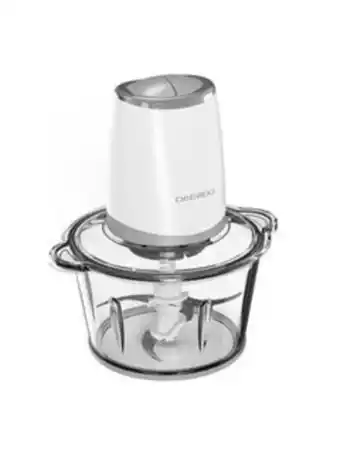 Noon Chopper with mincer grinder function, with glass bowl and quad blade, korean technology 1.8 l 500 w dfc2052 white offer