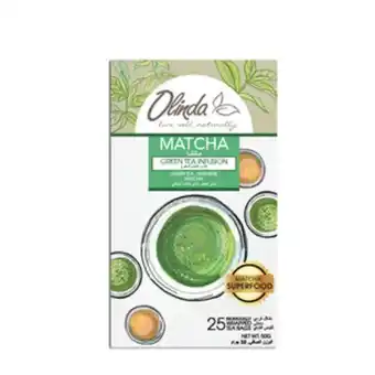 Lulu Hypermarket Olinda matcha green tea infusion tea 25pcs offer
