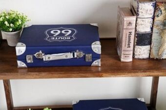 PAN Emirates Pan dixie trunk navy 36x24x10cm offer