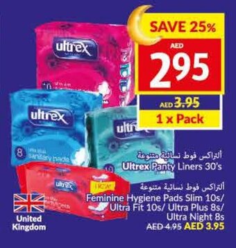Viva Ultrex Panty Liners 30's offer