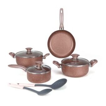 Lulu Hypermarket Aky granit cookware set 9pcs aky700 offer