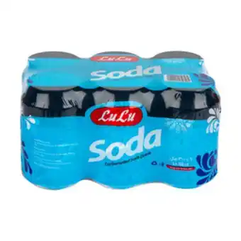Lulu Hypermarket Lulu soda carbonated soft drink 6 x 300ml offer