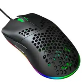 Noon J900 usb wired gaming mouse rgb with six adjustable dpi black offer