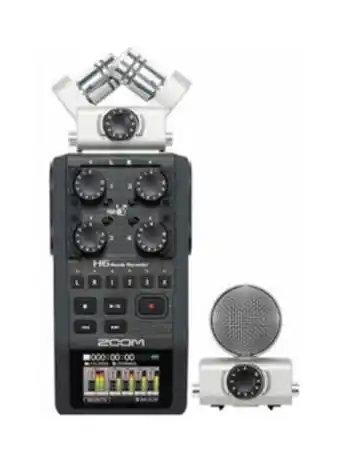 Noon H6 recorder microphone system h6 black/silver offer