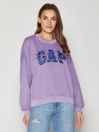 GAP Vintage soft floral gap logo sweatshirt offer