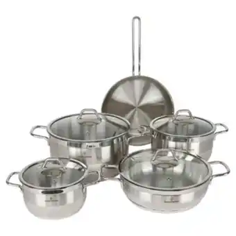 Lulu Hypermarket Sofram stainless steel cookware set 9pcs offer