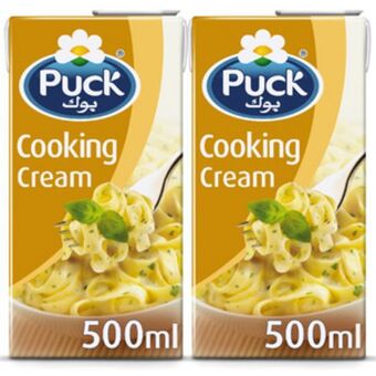 Lulu Hypermarket Puck cooking cream 2 x 500ml offer