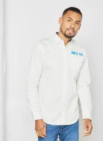 Noon Slim fit shirt white offer