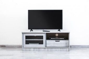 PAN Emirates Pan taps tv unit upto 43 inches - white offer