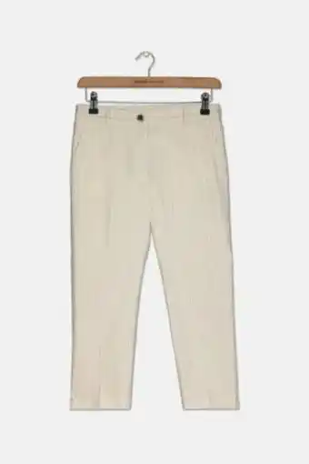 Brands For Less Kids girl metallic stripe pants, white/gold offer