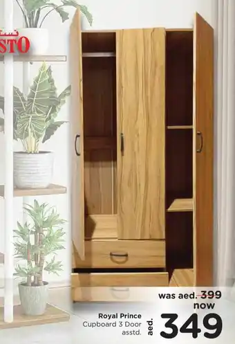 Nesto Royal Prince Cupboard 3 Dorr asstd. offer
