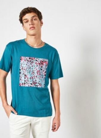 Noon Graphic print t-shirt blue offer
