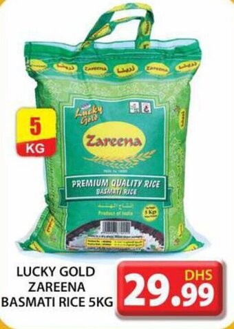 Grand Hyper Market Lucky Gold Zareena Basmati Rice 5kg offer