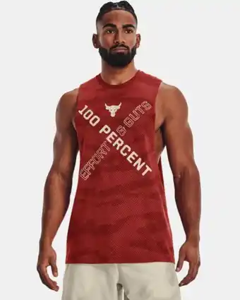 Under Armour Men's project rock 100 percent tank offer