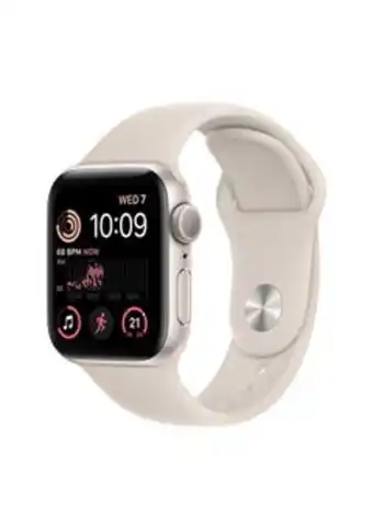 Noon Watch se gps 44mm aluminium case with sport band - starlight (2022) offer