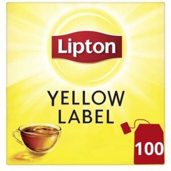 Lulu Hypermarket Lipton yellow label black tea 100 teabags offer