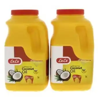 Lulu Hypermarket Lulu coconut oil value pack 2 x 1litre offer