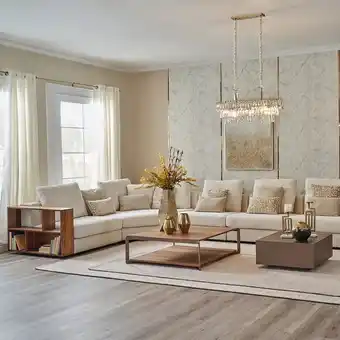 Dominic corner sofa, beige