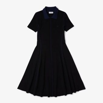 Lacoste Women’s texturised knit polo skater dress offer