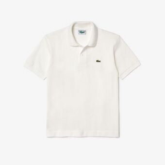 Lacoste Men’s lacoste classic fit l.12.21 organic cotton piqué polo shirt offer