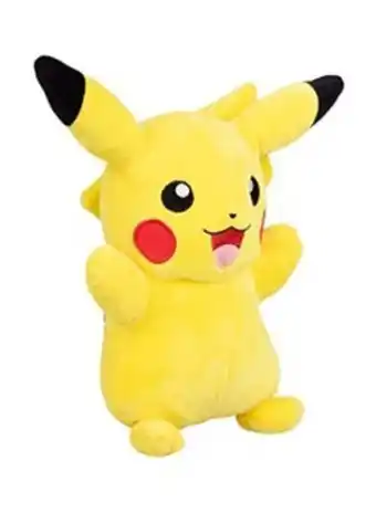 Noon Cute adorable cartoon pikachu plush toy durable sturdy premium quality 11.43x17.7x27.9cm offer