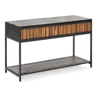 Homes R Us Girona console table, black offer
