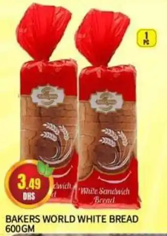 PARCO Hypermarket Bakers World White Bread 600gm offer