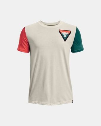 Under Armour Boys' project rock diamond short sleeve offer